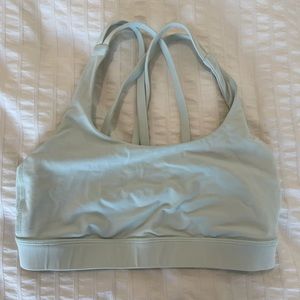 Mint Green Lululemon energy bra
